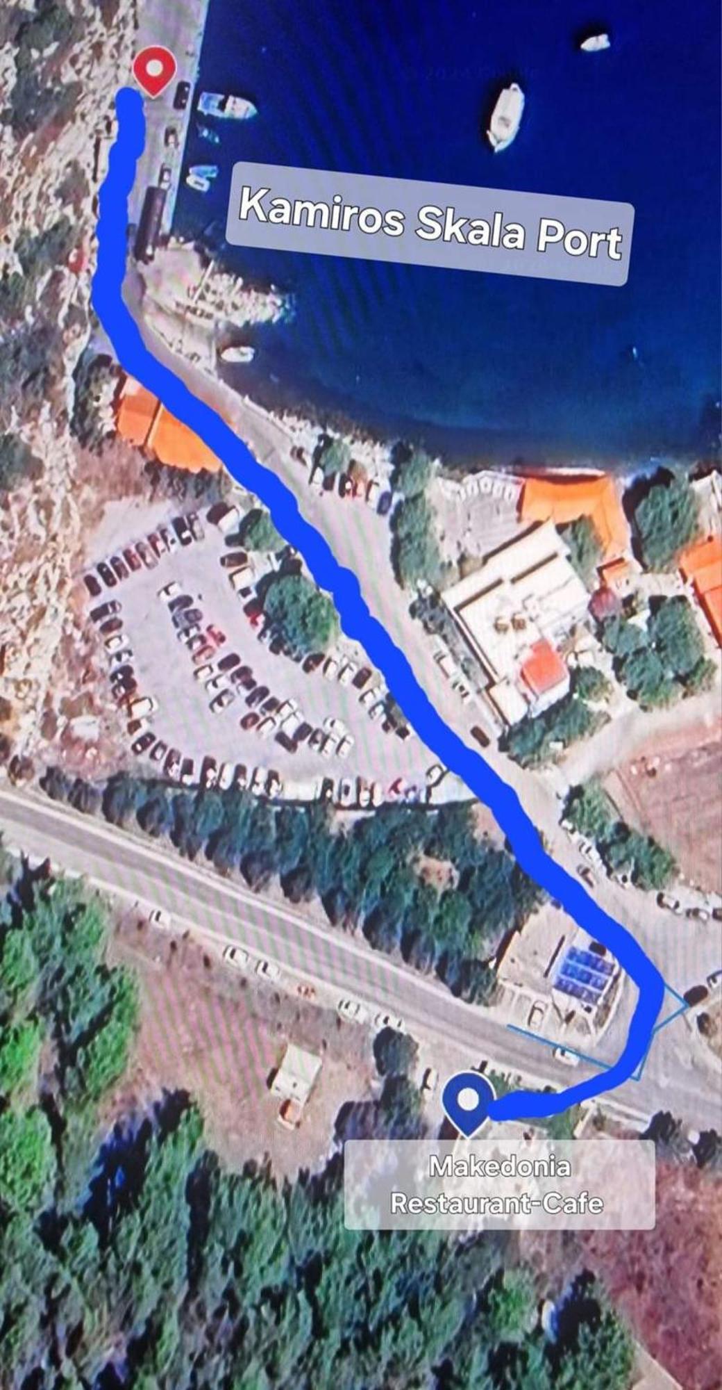 Makedonia Studios At Harbour Of Kamiros Skala Exterior foto